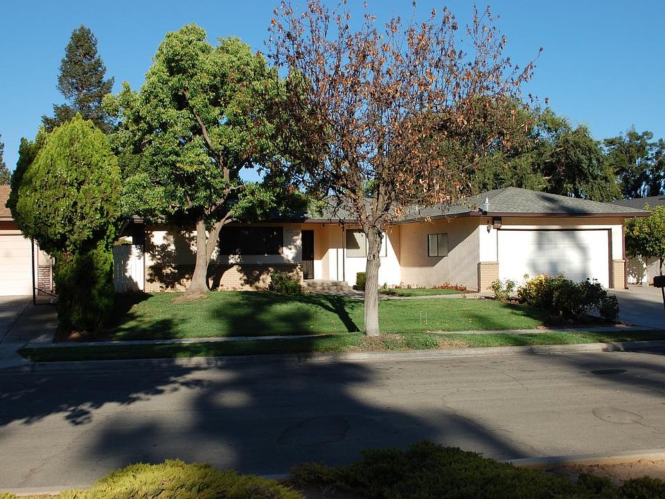 front entrance and front yard