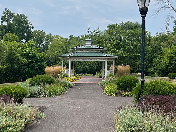 Entrance Gazebo to Krupps Park just one minute walk from home