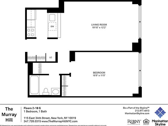 2nd image of 115 E 34th St #1807