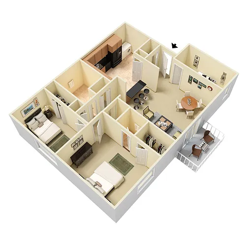 Floor plan The Crepe Myrtle