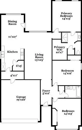3 bed, 2.0 bath, 1591 sqft, $2,325 — Photo 3