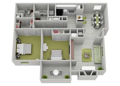 Floor plan 2X2
