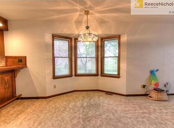 Dining space opens into great room