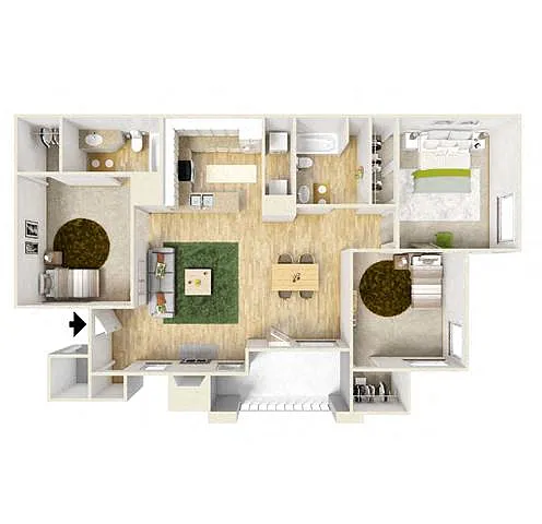 Floor plan C2A