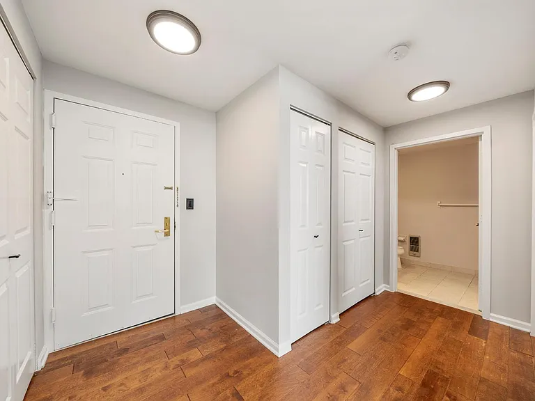 Entrance Foyer with double door coat closet