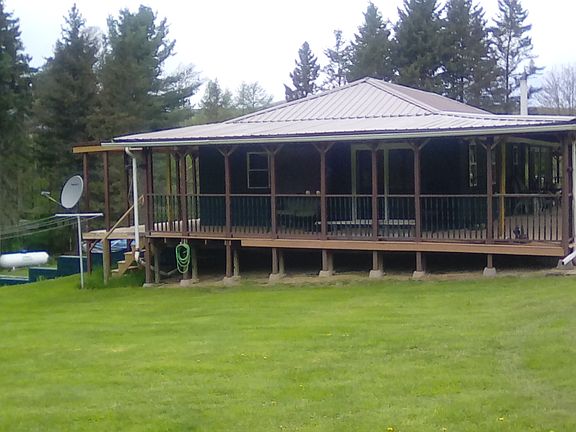 Back porch and part of house