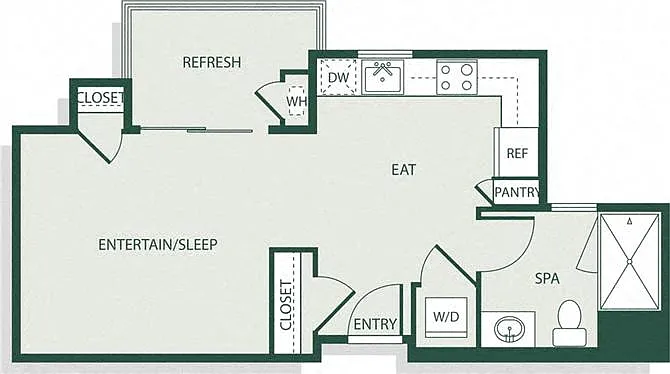 Floor plan S2B