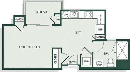 Floor plan S2B