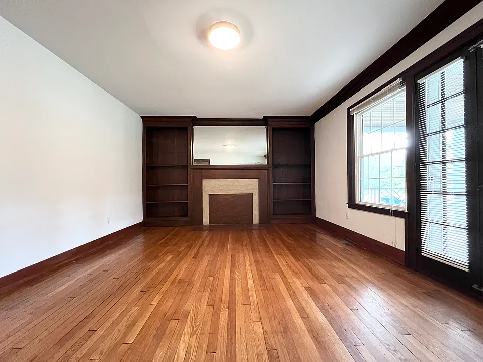 Living room with big windows