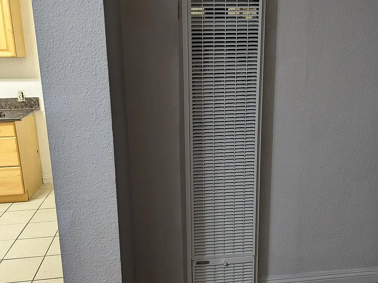 Living room wall mounted furnace / heater