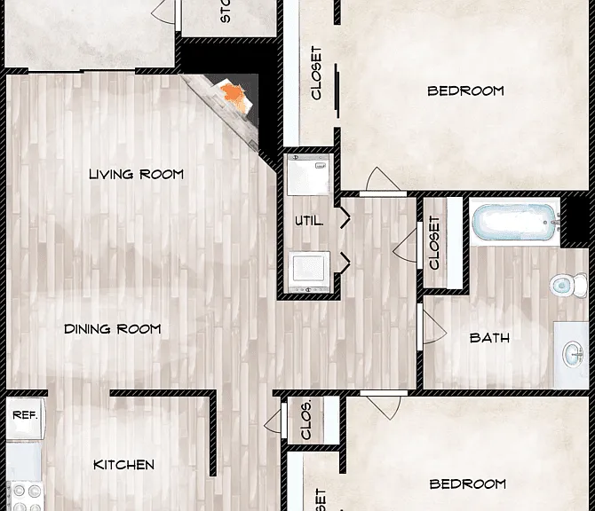 Spruce Floorplan Diagram