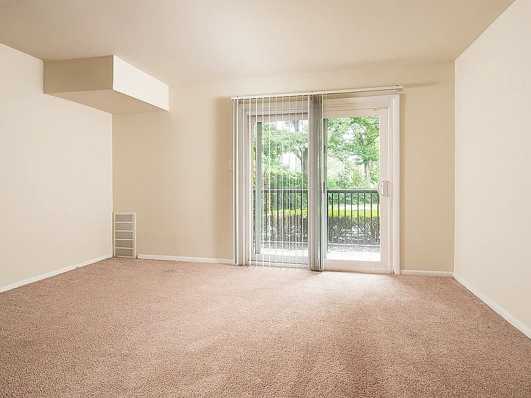 Living Area with Private Balcony