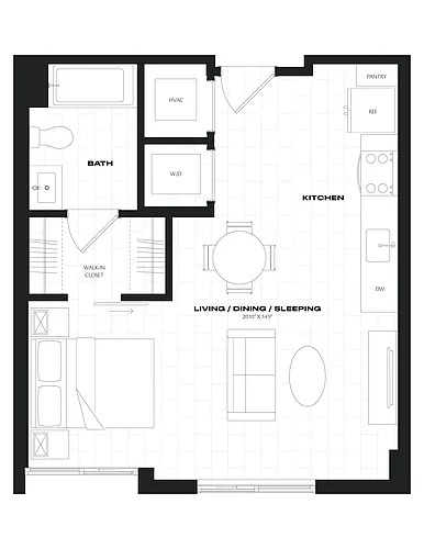 Floor plan Studio-A3.2