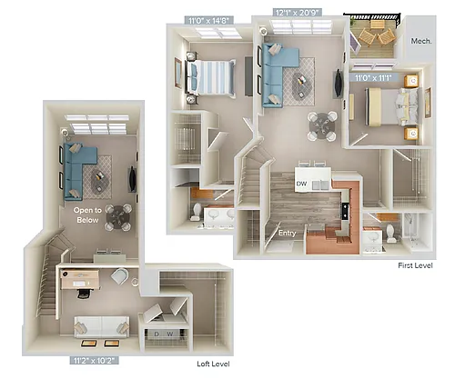 Floor plan B3L-1352