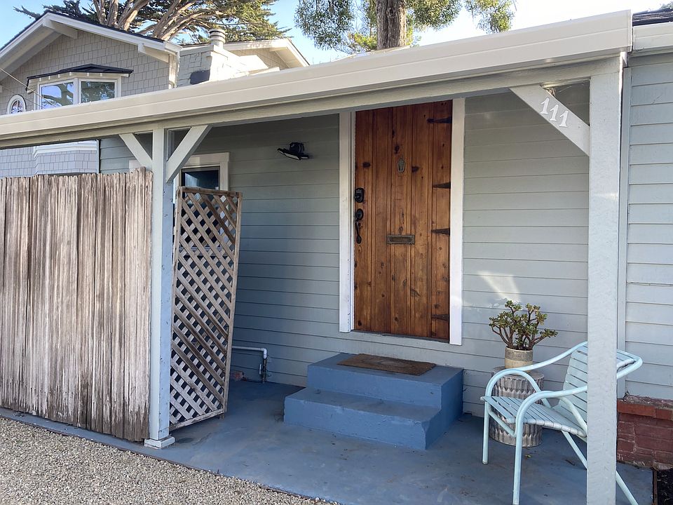 Front door and covered patio