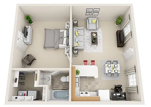 Floor plan Renovated Primrose West Ave
