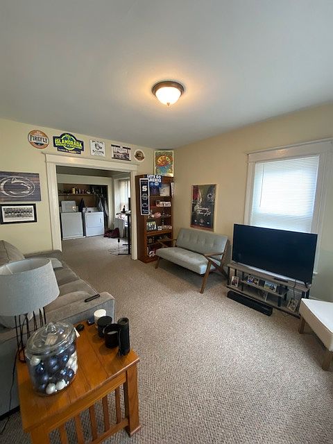 Living room angle taken from bedroom