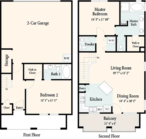 Floor plan The Homes - Plan 1