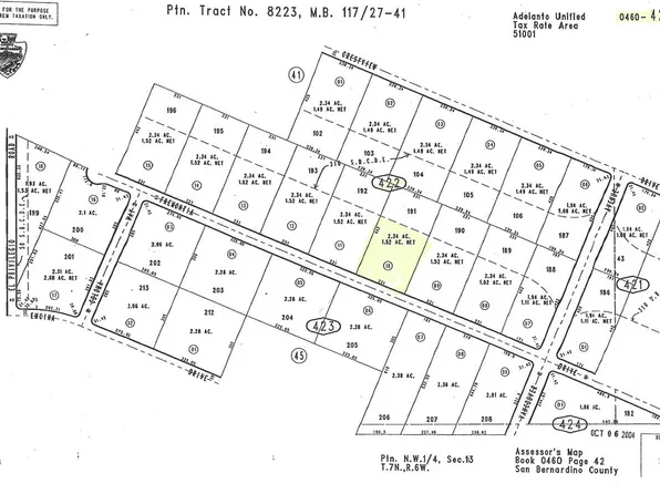 46042210 Fremontia Rd Lot 191, Adelanto, CA 92301
