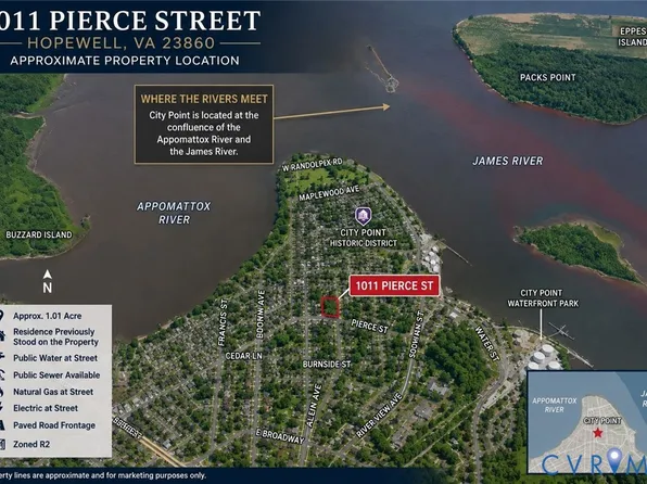 1011 Pierce St Lot A, Hopewell, VA 23860