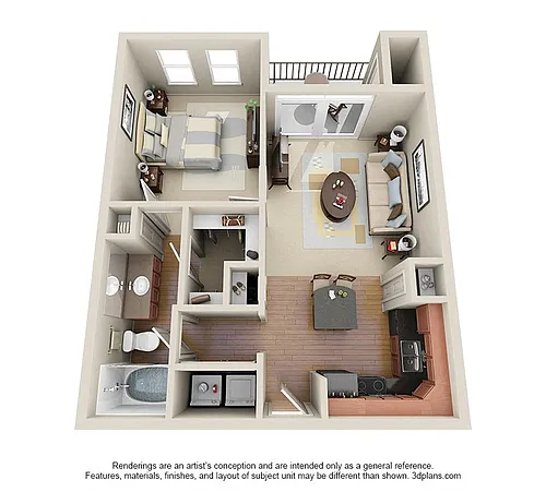 Floor plan Rice (A1)