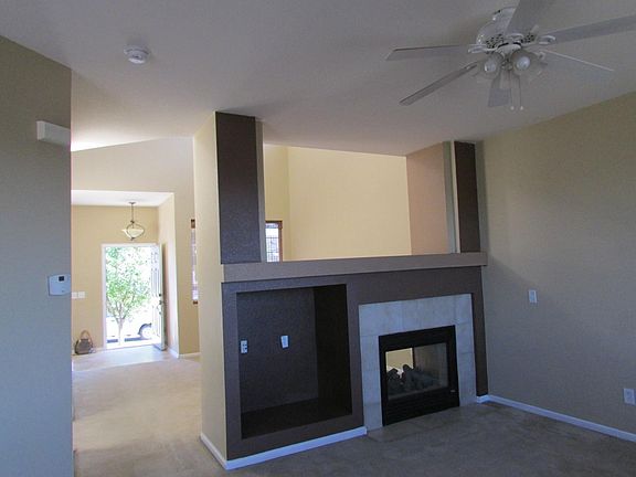View from family room to living room