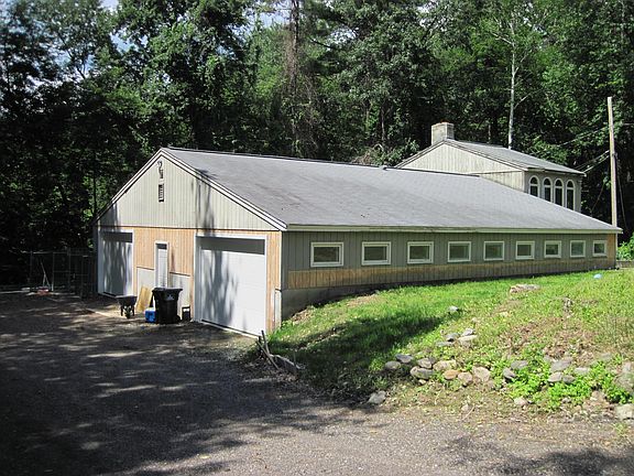 Huge garage in backyard