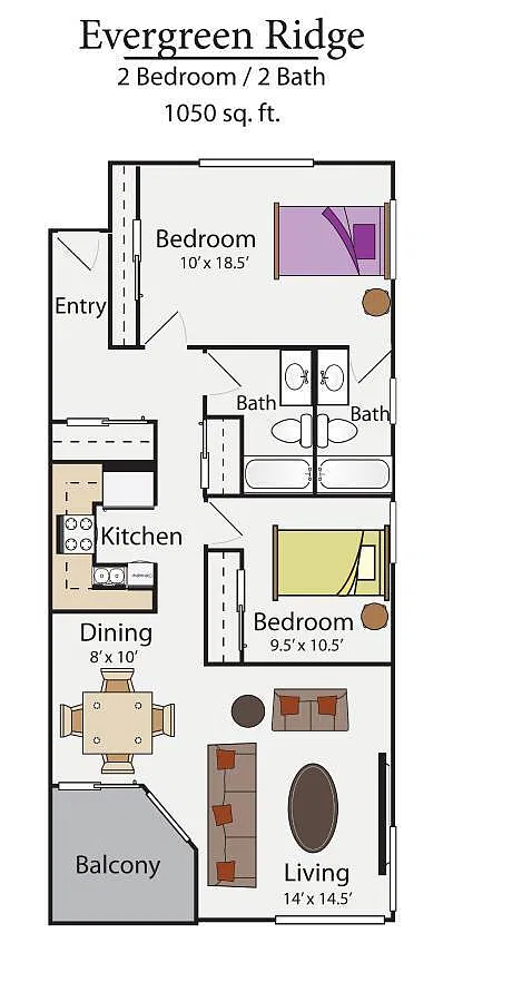 Floor plan 1050