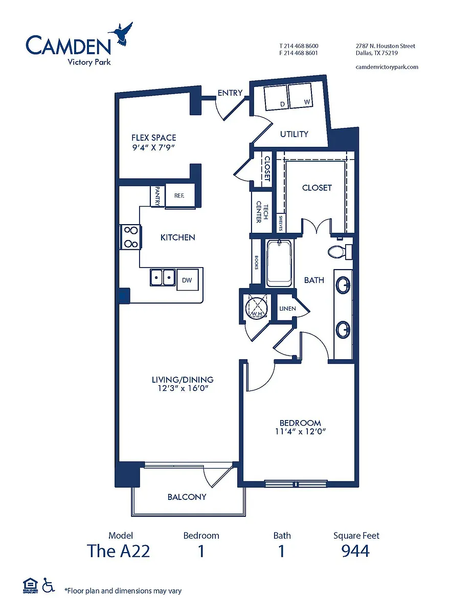 Floor plan A22