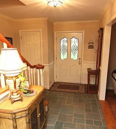 Foyer w/ Slate Flooring