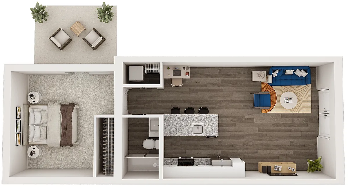 Floor plan APT 4 - UNION STATION
