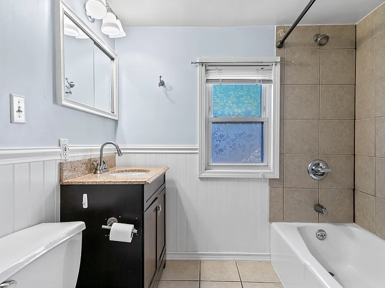 Bathroom with tub