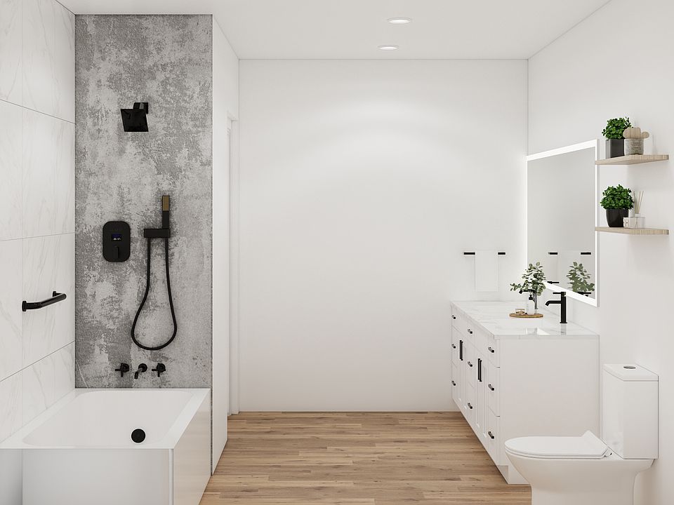 rendering of bathroom for 1-2 bedroom