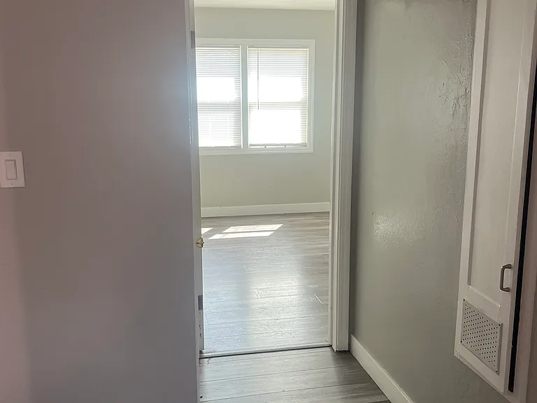 Laundry area to bedroom