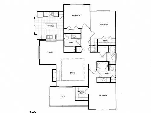 Floor plan Piperton Renovated
