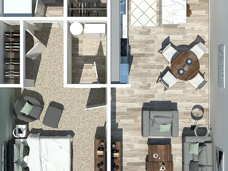 1 Bedroom B 1 Bedroom B