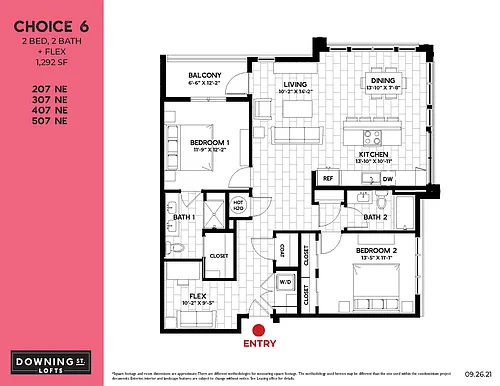 Floor plan 407