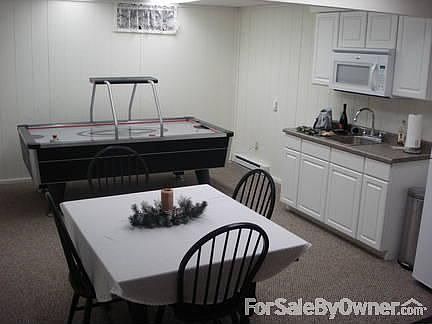 Recreation Room in Basement : Newly remodeled basement, there are 3 other rooms that are finished