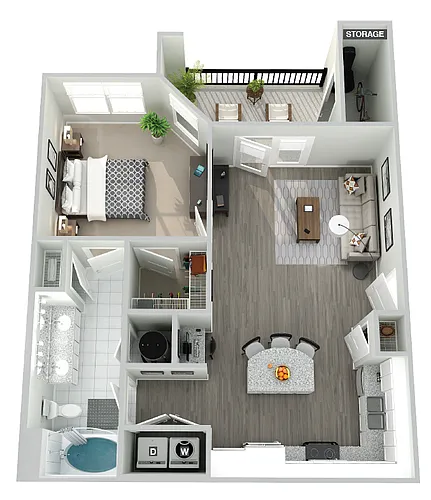 Floor plan A1B