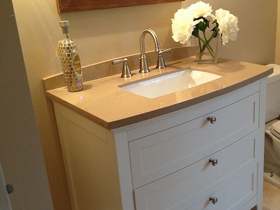 Chic Vanity in Main Bath