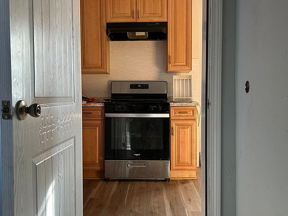 Back entrance stairway leading into the apartment