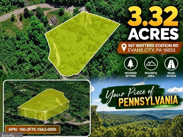 567 Watters Station Rd, Evans City, PA 16033