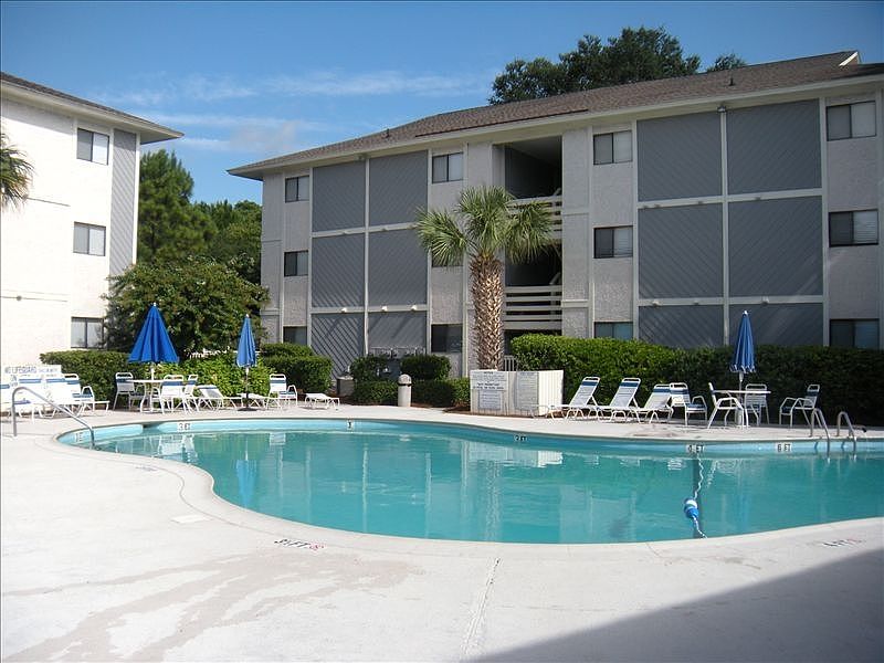 Pool 10 steps from villa.