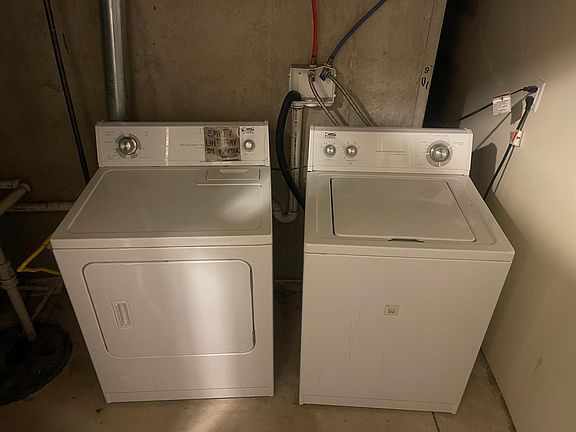 Washer and dryer