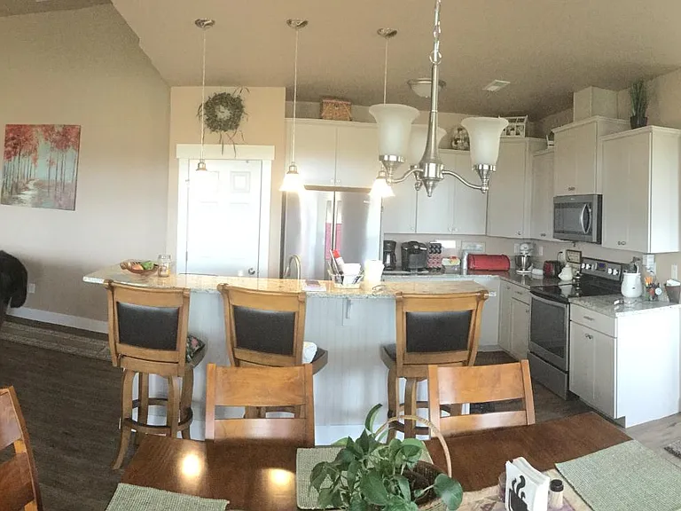 Open concept living area