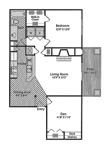 Floor plan 1 Den