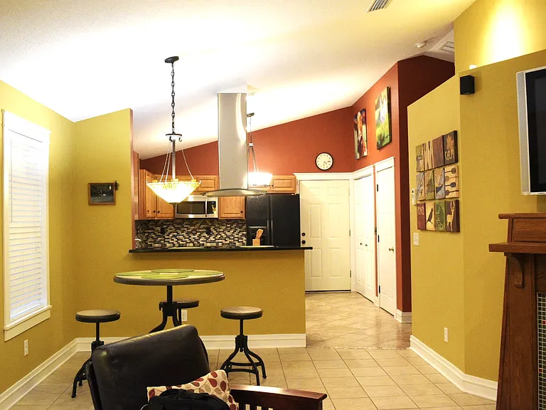 Currently unfurnished and kitchen is now light grey.