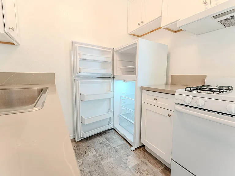 Kitchen appliances and sink