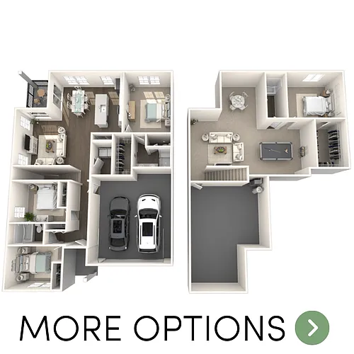 Floor plan 3 Bedroom, 2 Bathroom Ranch