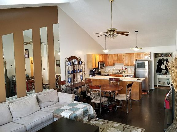 open concept living/dining